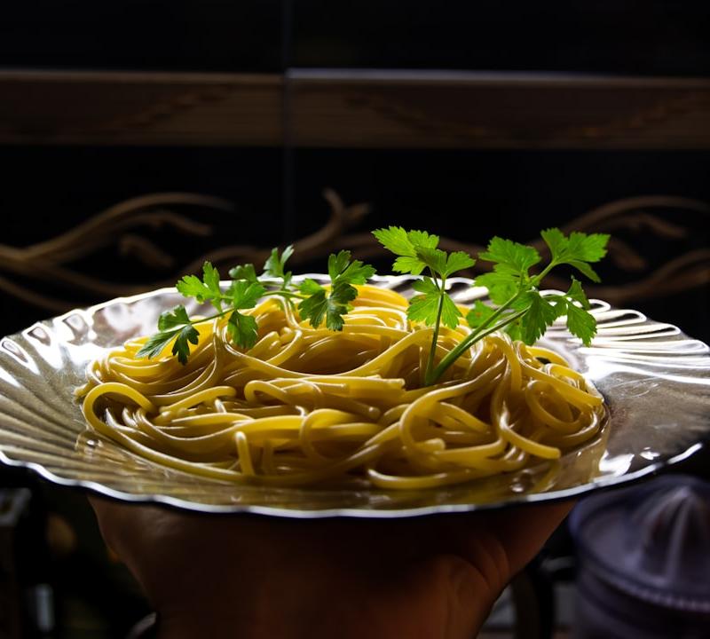 Lemon Pasta with Garlic & Olive Oil