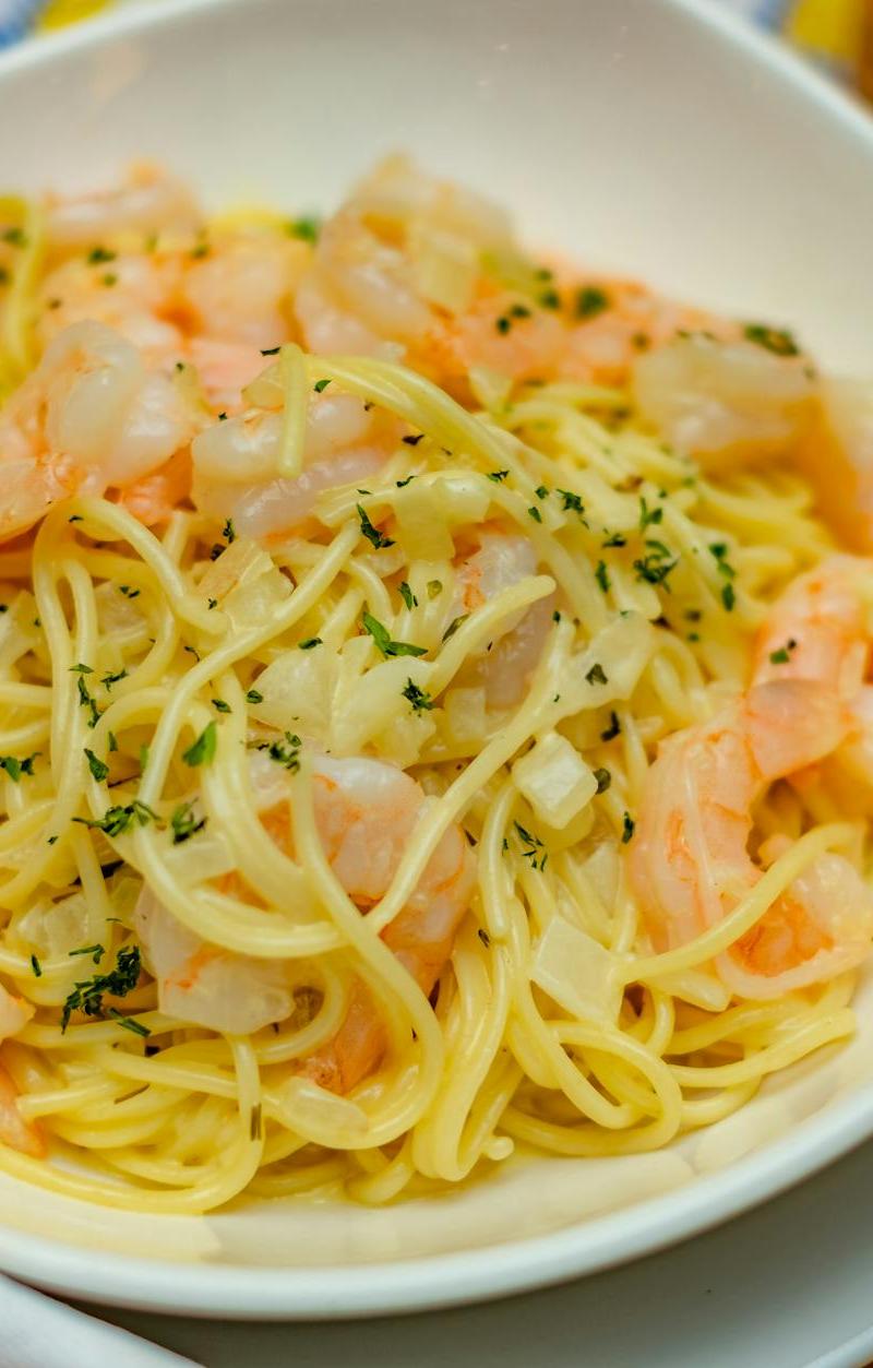 Lemon Shrimp Pasta
