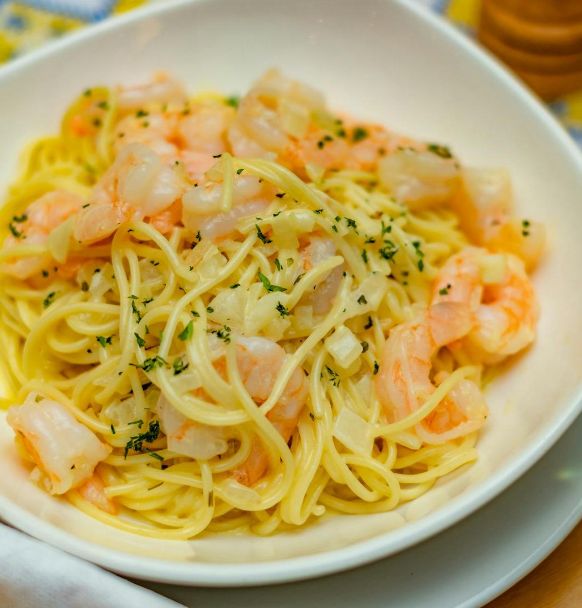 Lemon Shrimp Pasta