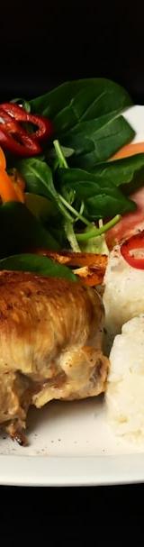 Lemongrass Grilled Chicken with Rice & Salad