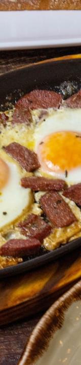 Loaded Breakfast Skillet with Avocado Toast