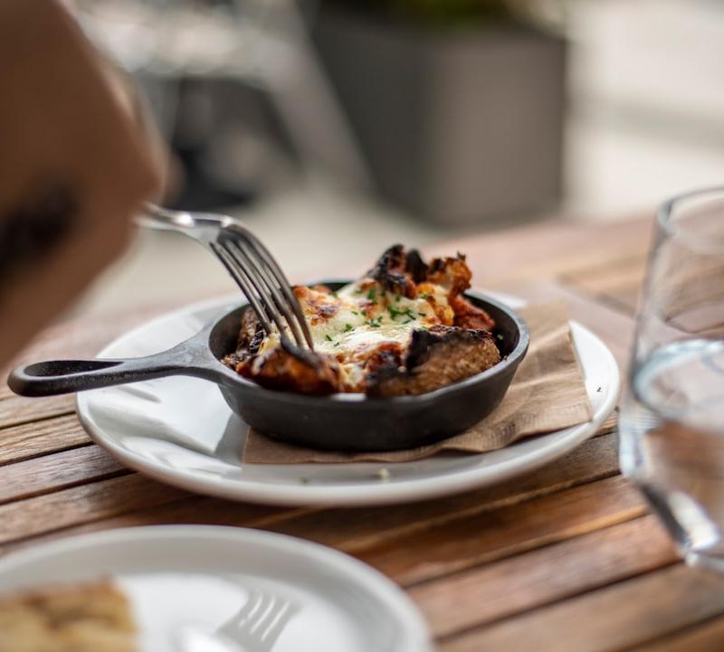 Loaded Breakfast Skillet with Biscuits