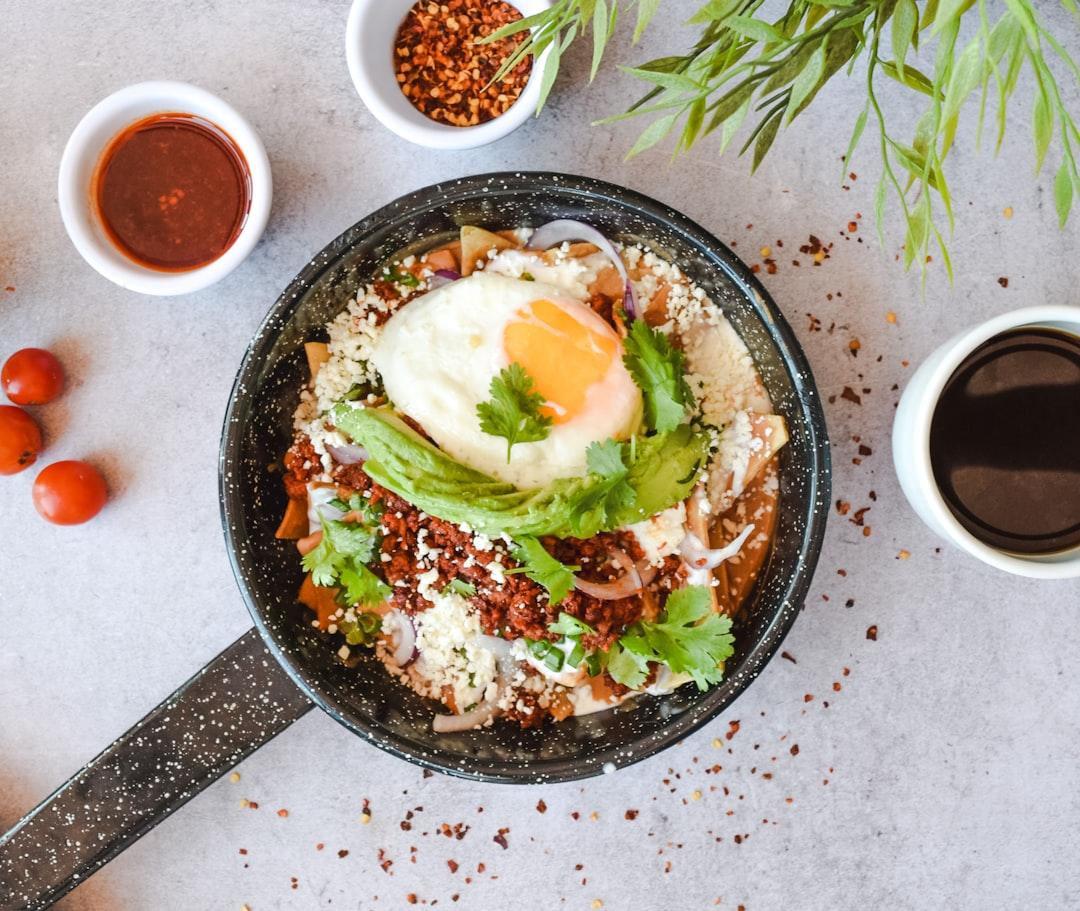 Loaded Breakfast Skillet with Spicy Eggs