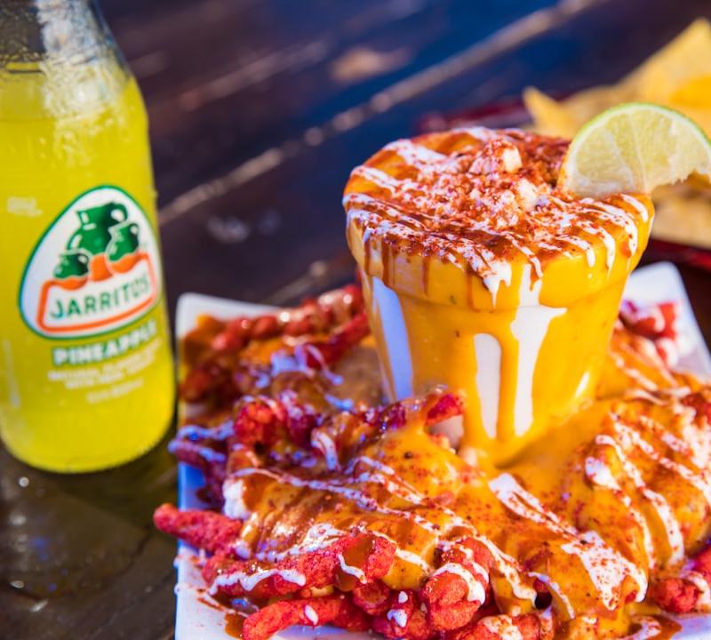 Loaded Esquites with Hot Cheetos & Cheese