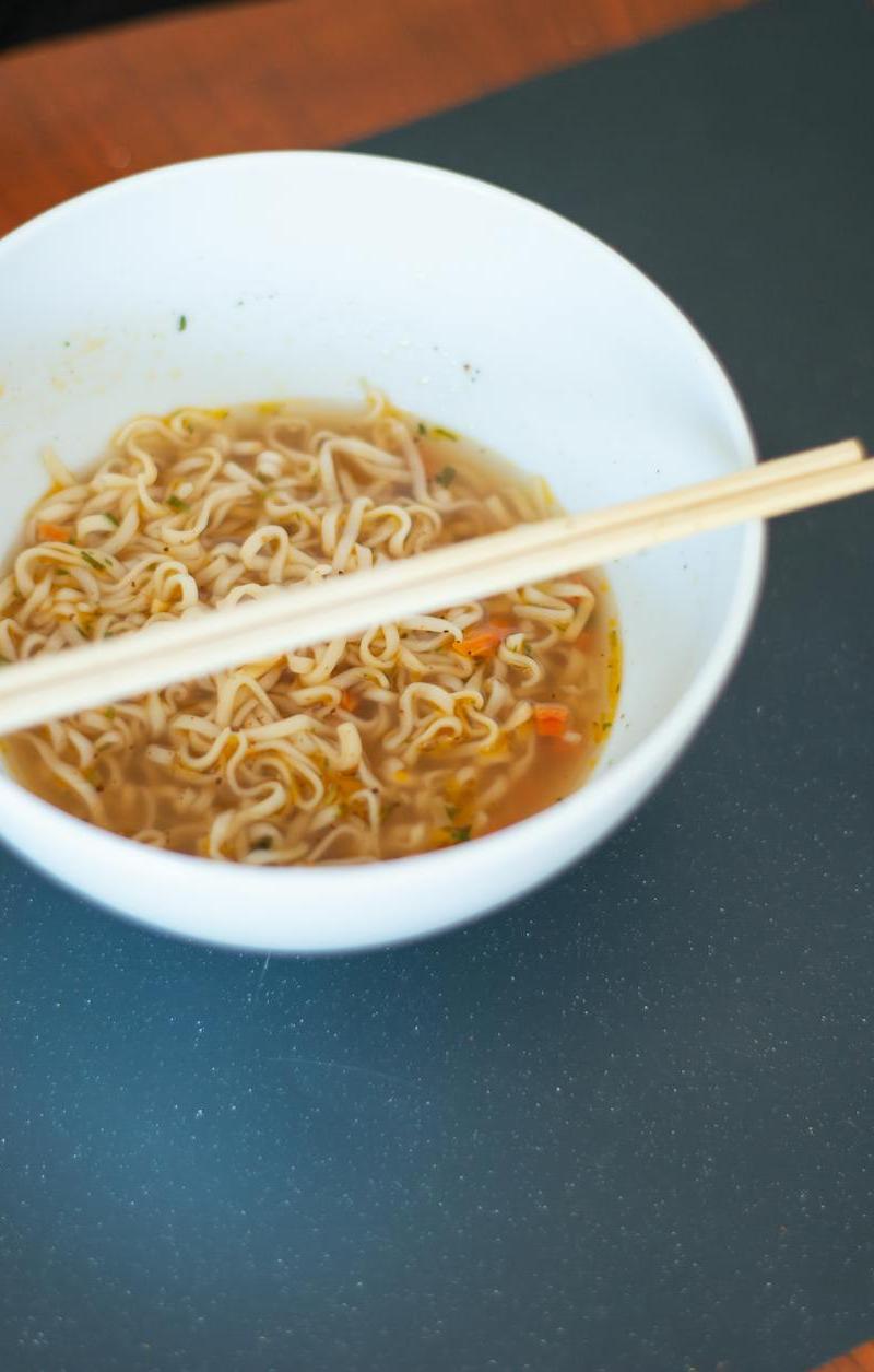 Loaded Korean Ramyeon with Egg & Crispy Toppings