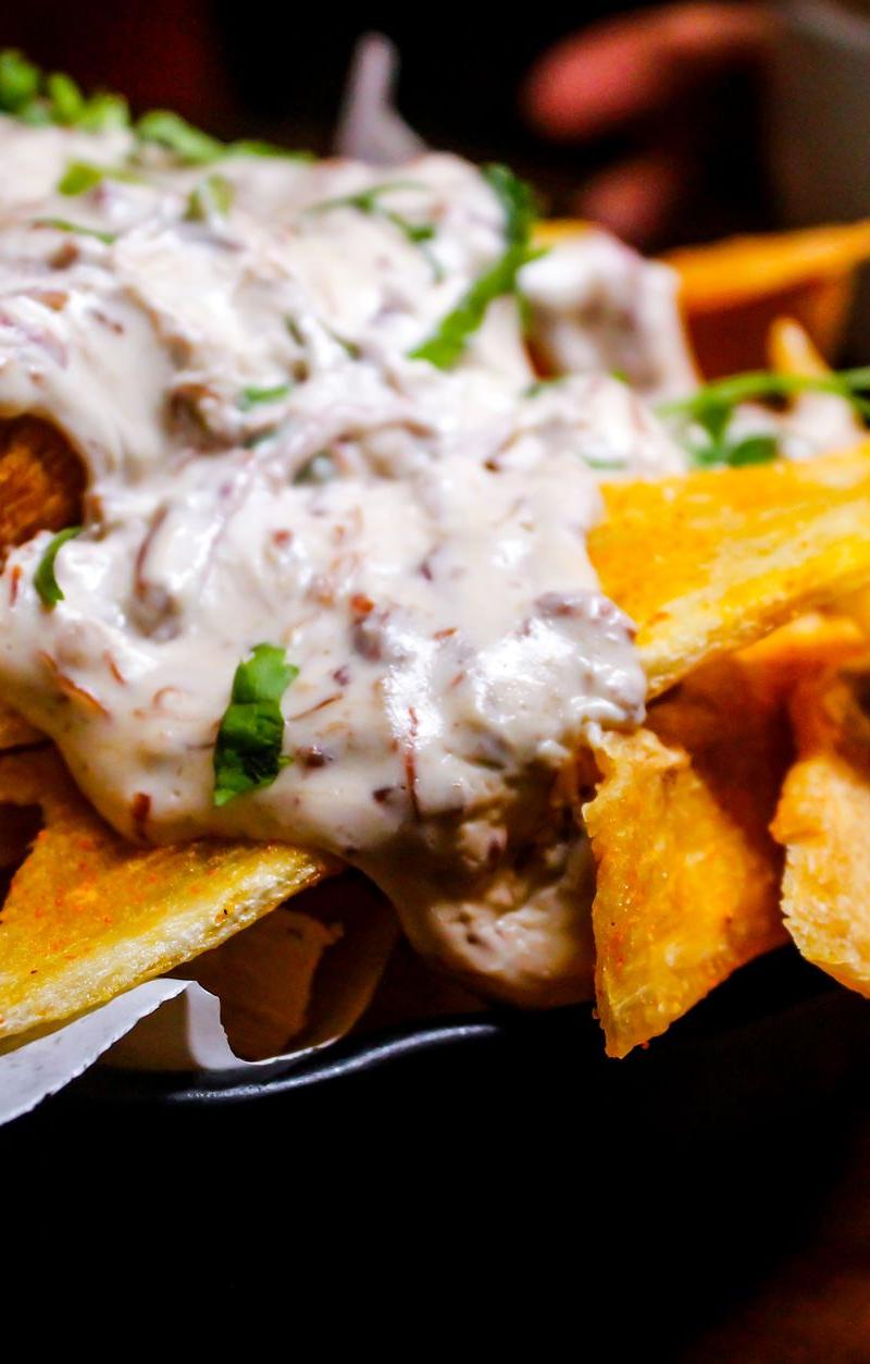 Sheet-Pan Loaded Nacho Fries