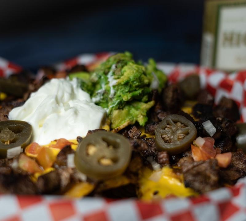 Loaded Nachos with Seasoned Beef