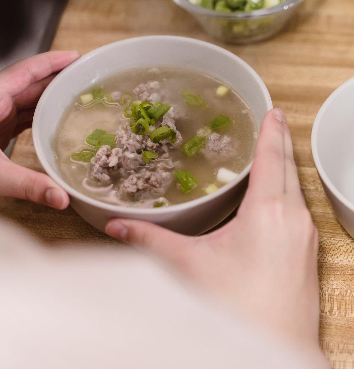 Loaded Pork & Potato Soup