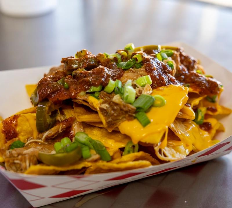 Loaded Pulled Pork Nachos