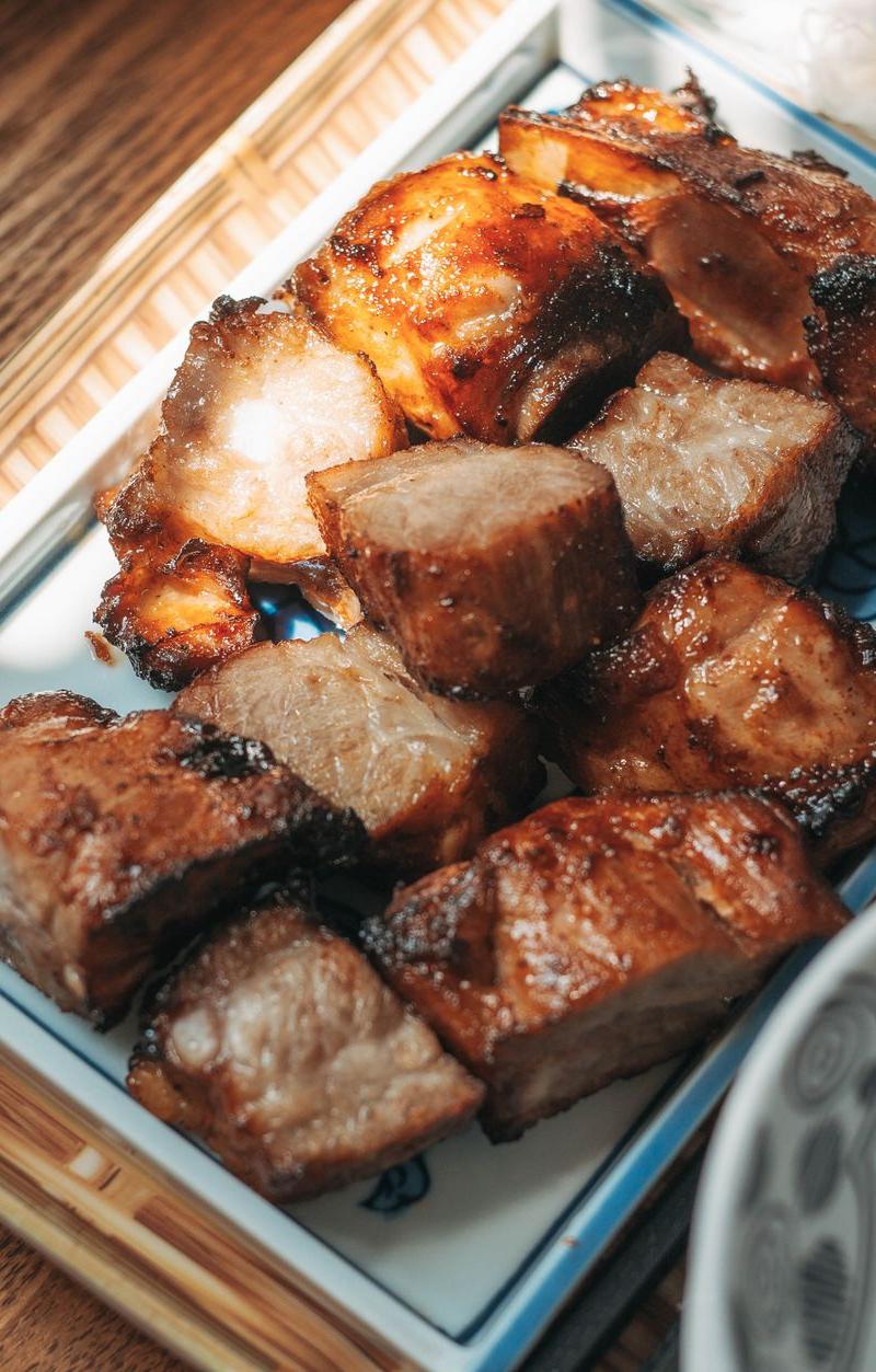 Longsilog: Grilled Pork Belly & Garlic Rice