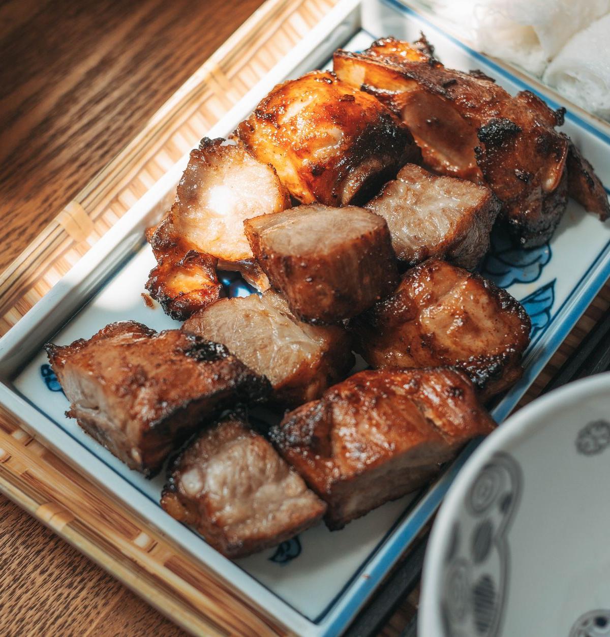 Longsilog: Grilled Pork Belly & Garlic Rice