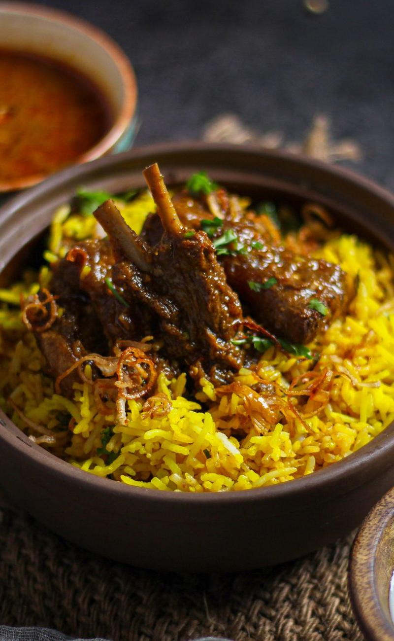 Lucknowi Lamb Biryani