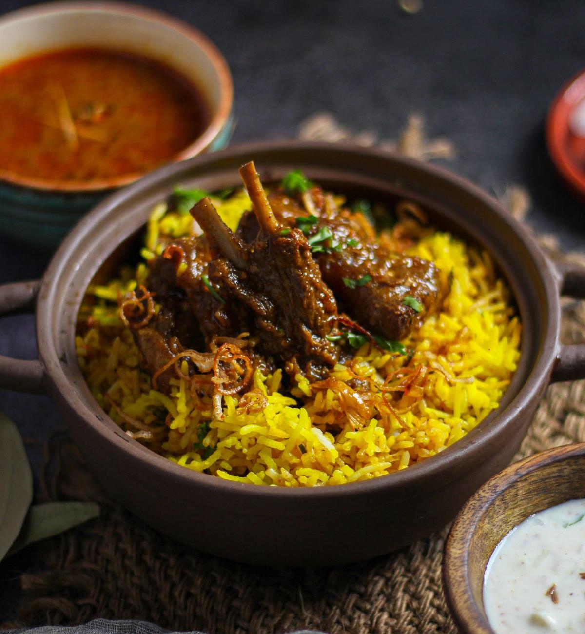 Lucknowi Lamb Biryani