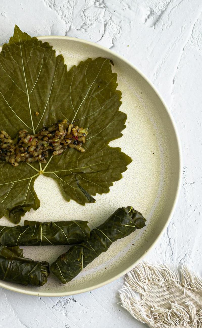 20-Min Mahshi — Stuffed Grape Leaves