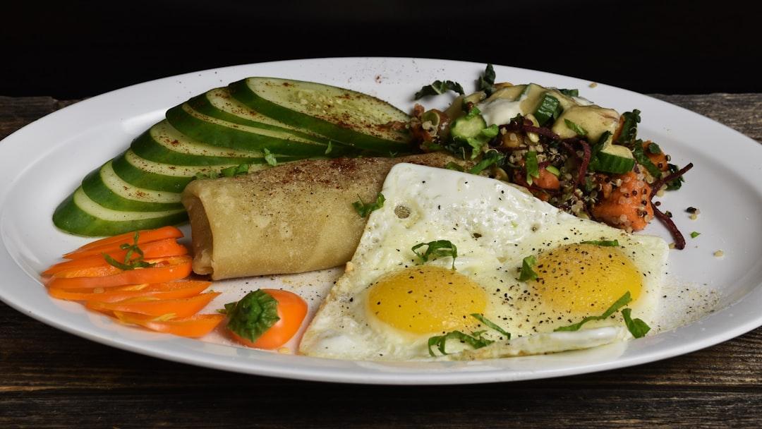 Malaysian Popiah with Crispy Egg & Fresh Sides