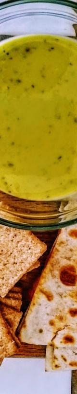 Malaysian Roti Canai with Curry Dip
