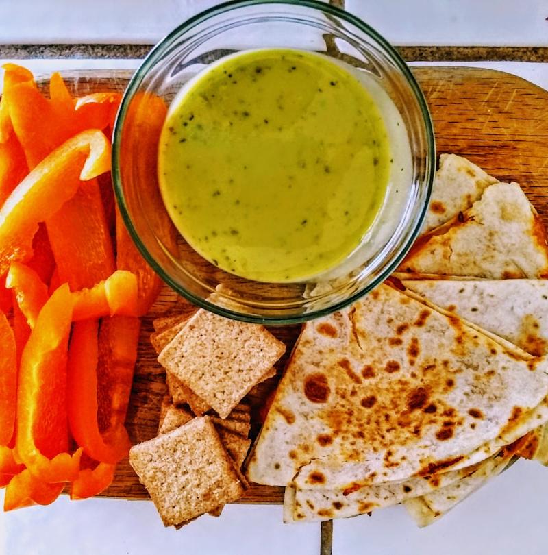 Malaysian Roti Canai with Curry Dip
