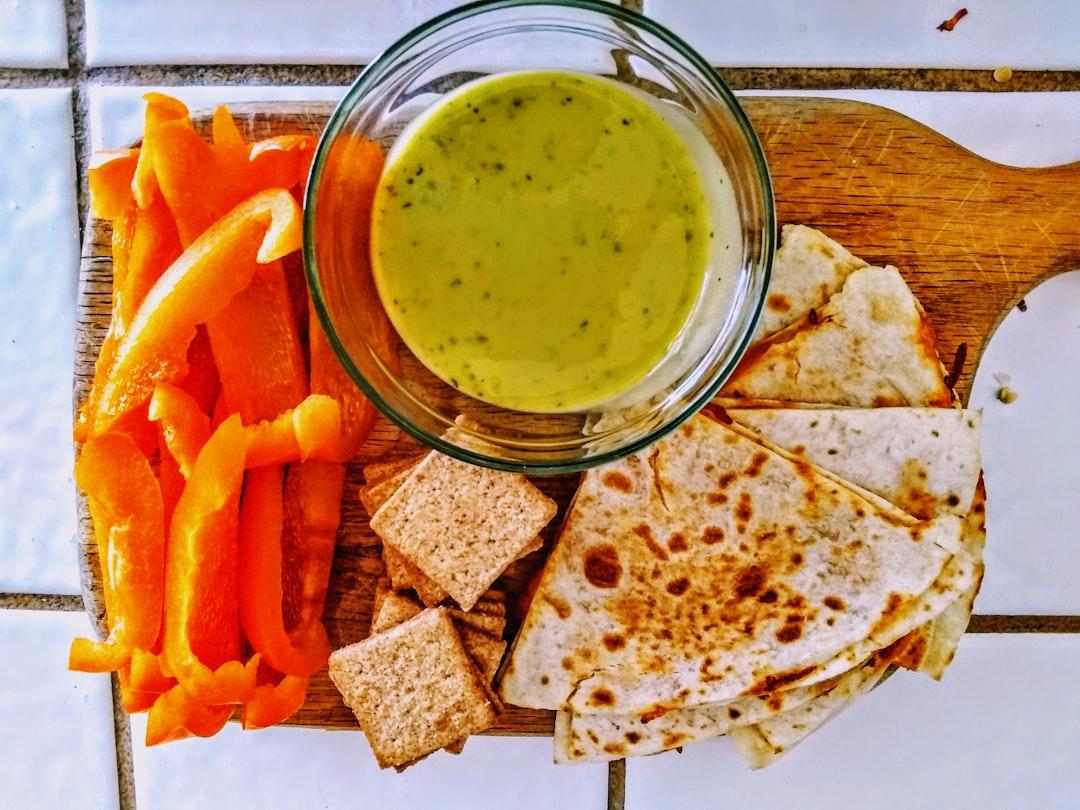 Malaysian Roti Canai with Curry Dip