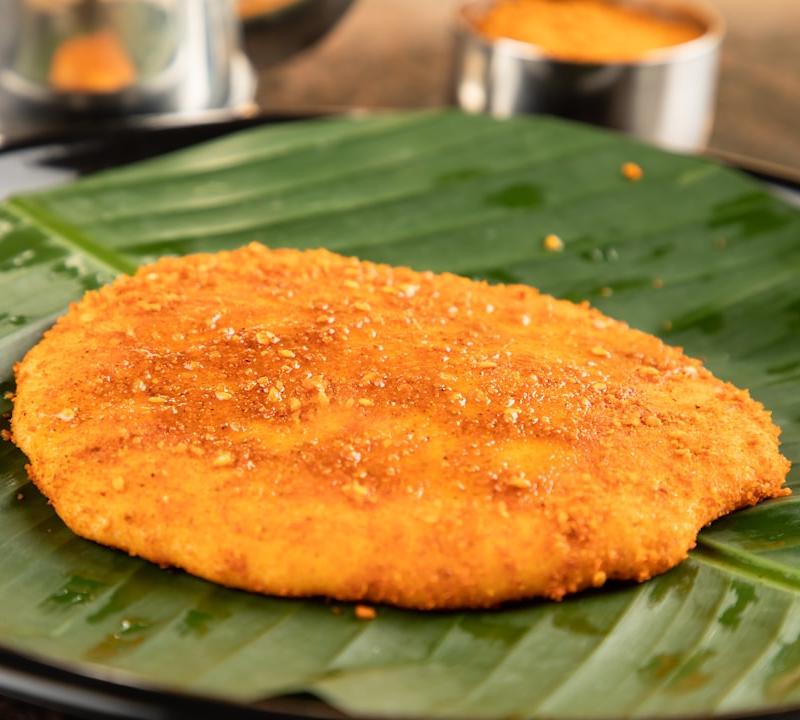 Malpua with Rabri and Syrup