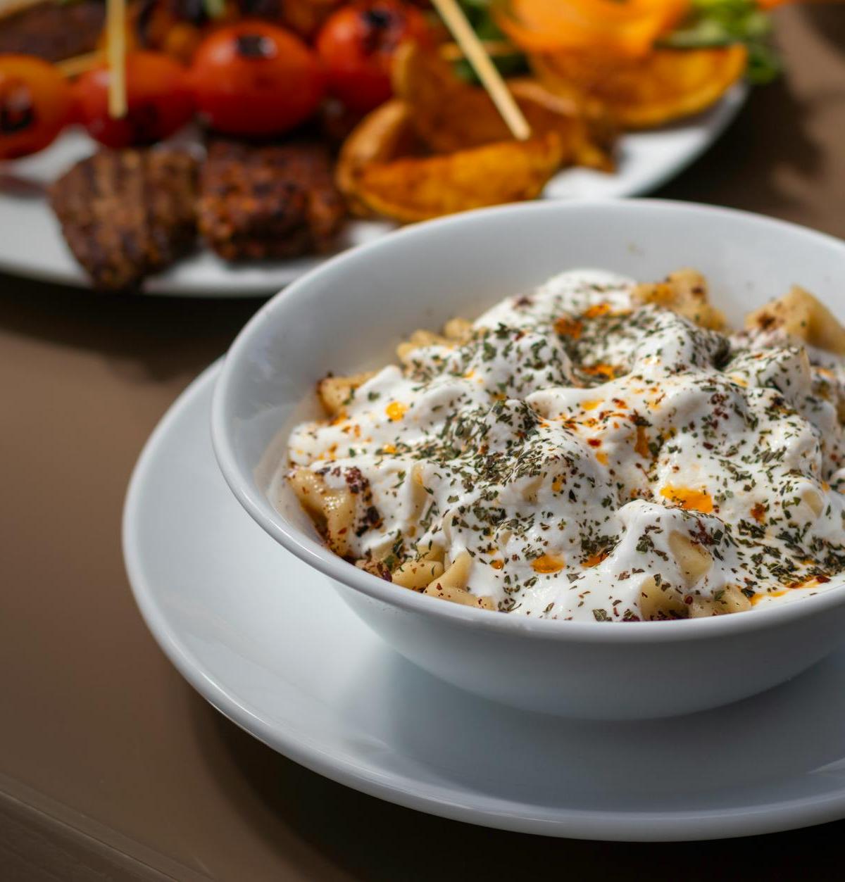 Manti with Yogurt