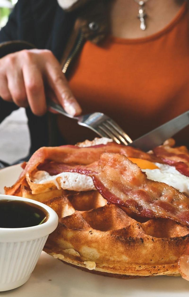 Maple Bacon Waffle Plate