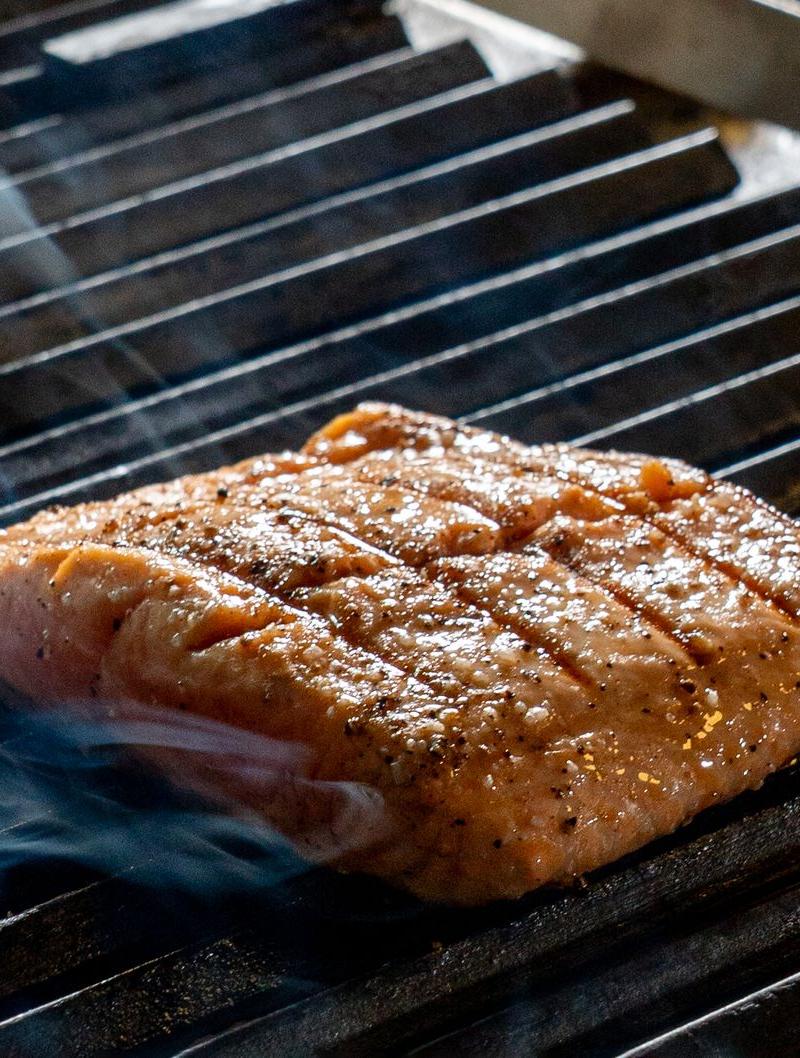 Maple-Glazed Cedar Plank Salmon