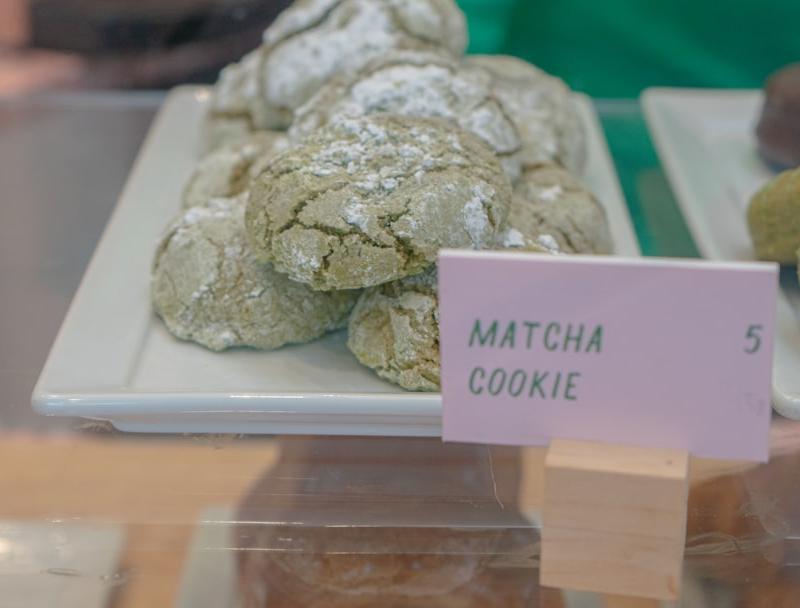 15-Min Matcha White Chocolate Cookie Bites