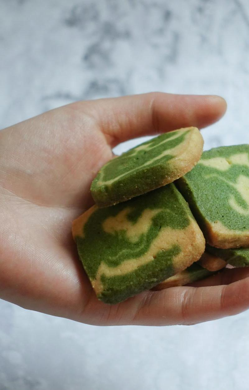 Matcha White Chocolate Cookies