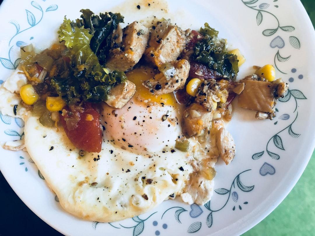 Mediterranean Chicken & Egg Skillet