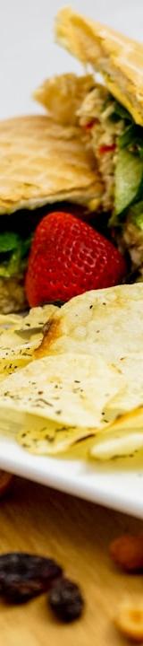 Mediterranean Chickpea Wrap with Charred Veggies