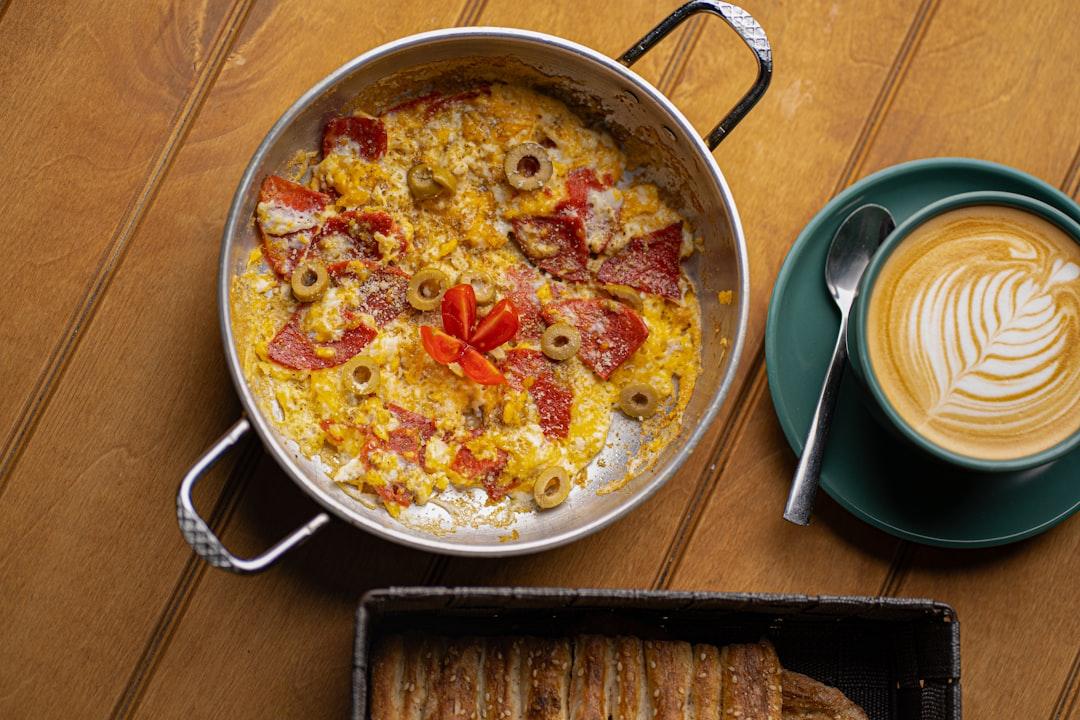 Mediterranean Egg Skillet with Salami & Olives