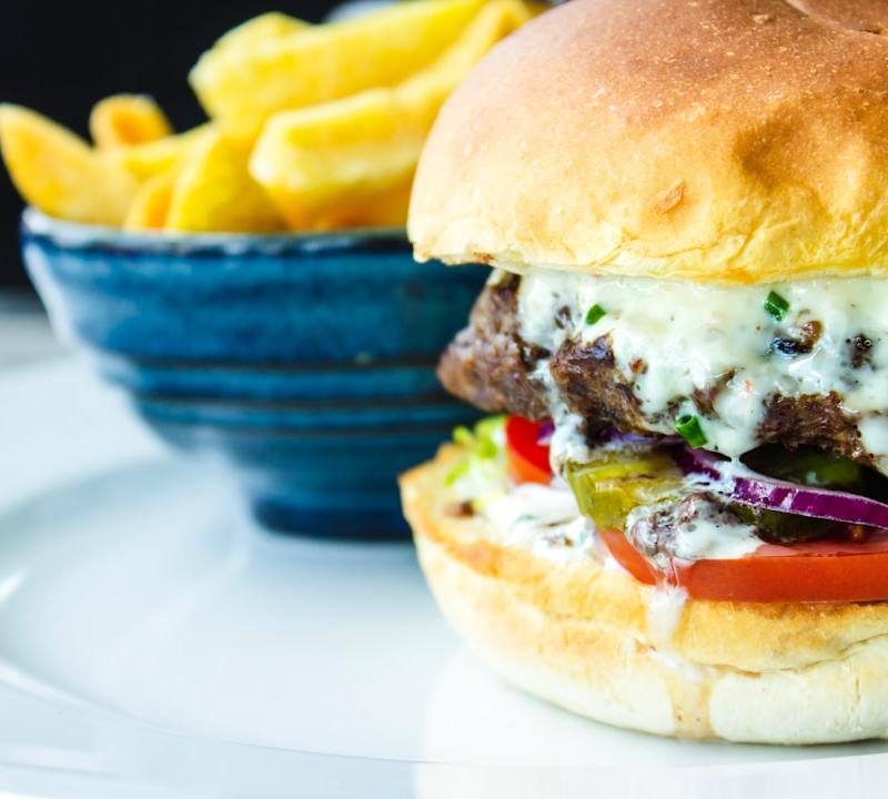 Mediterranean Lamb Burger