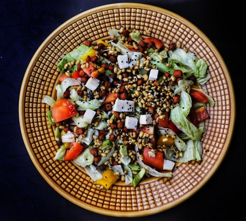 Mediterranean Lentil Salad with Feta