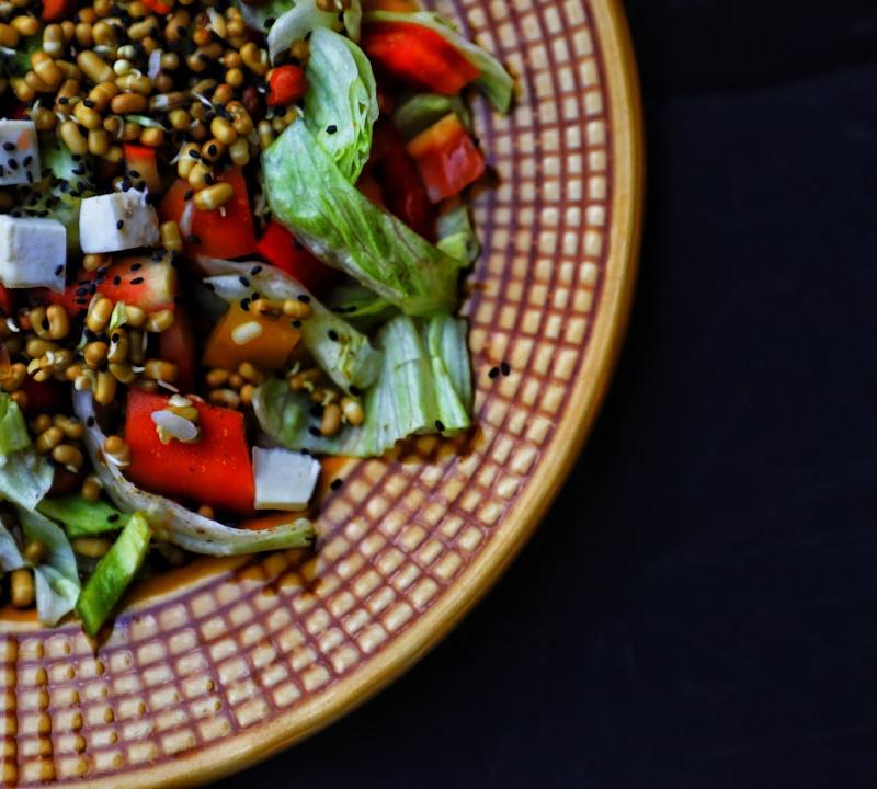 Mediterranean Lentil Salad with Feta