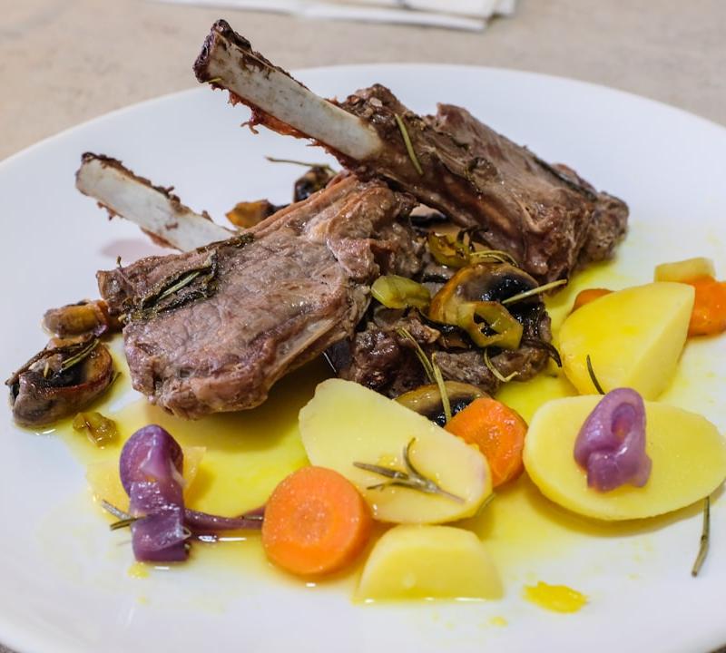 Mediterranean Roasted Lamb