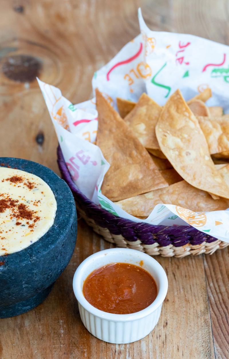 Melted Quesillo with Chips & Salsa