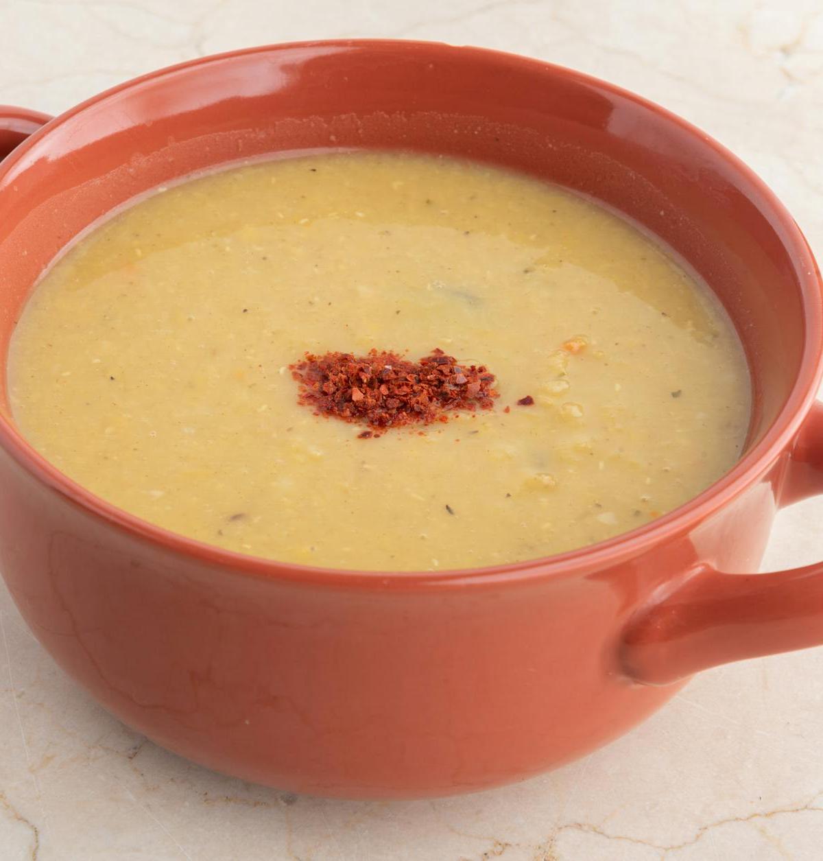 Mercimek Corbasi (Turkish Red Lentil Soup)