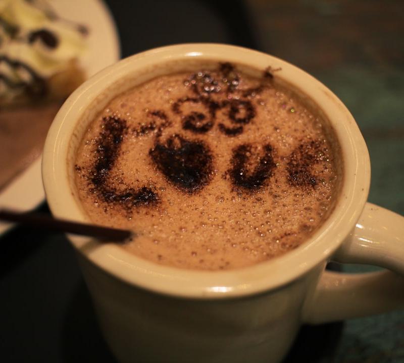 Mexican Hot Chocolate with Cinnamon Froth