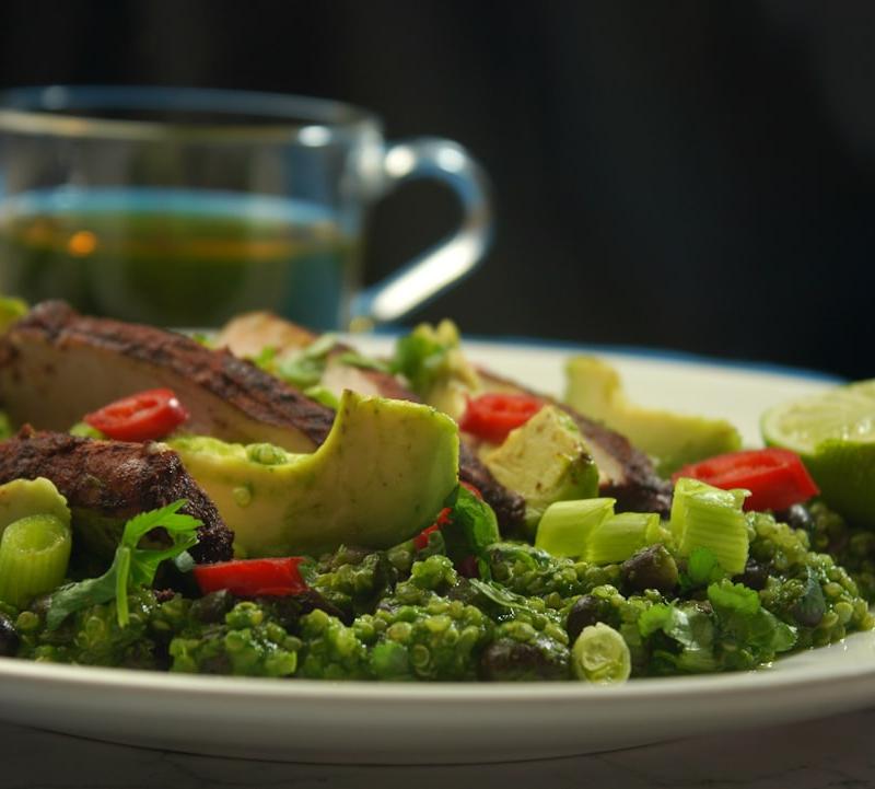 Mexican Nopal Salad with Lime & Cilantro