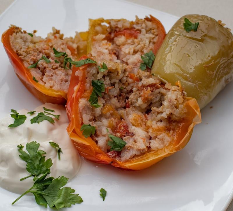 Mexican Stuffed Peppers with Beef