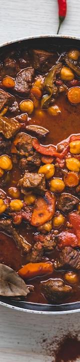 Middle Eastern Lamb & Chickpea Stew