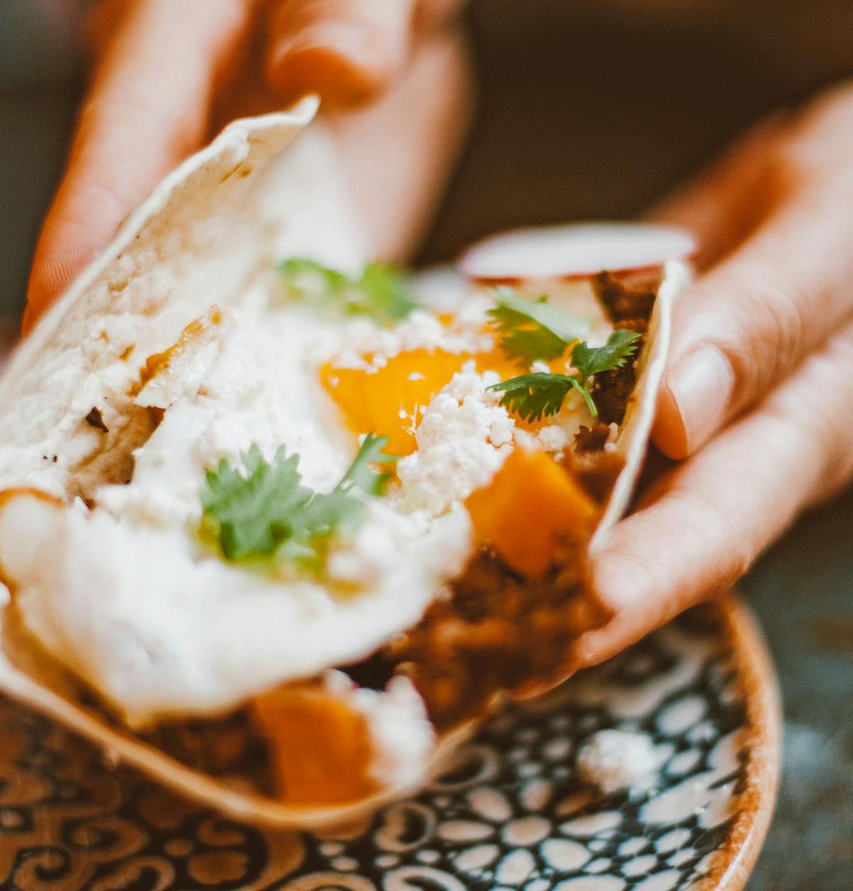 Migas Breakfast Tacos
