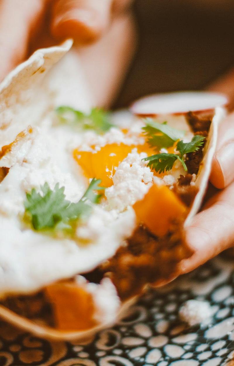 Migas Breakfast Tacos