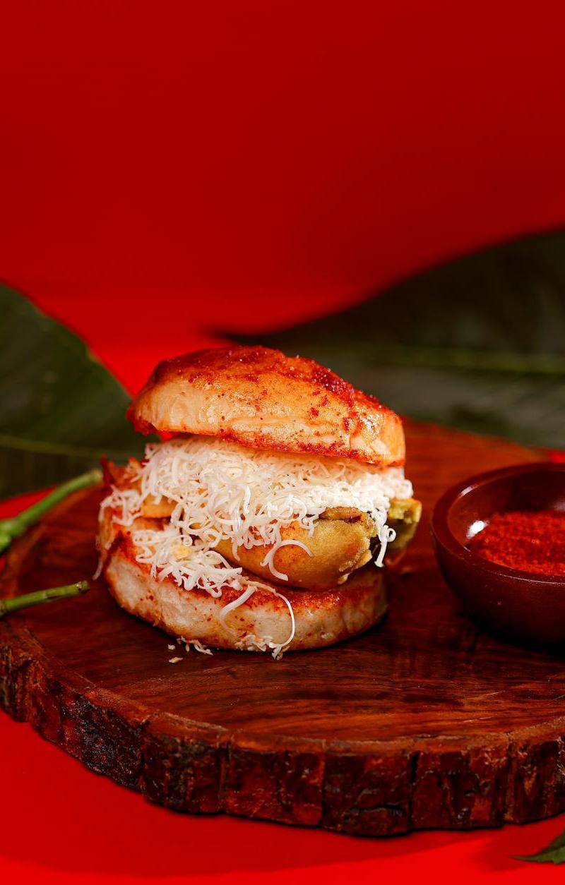 Crispy Mirchi Vada Pav — Stuffed Chili Fritters