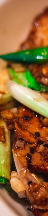 Miso Chicken with Scallions & Sesame