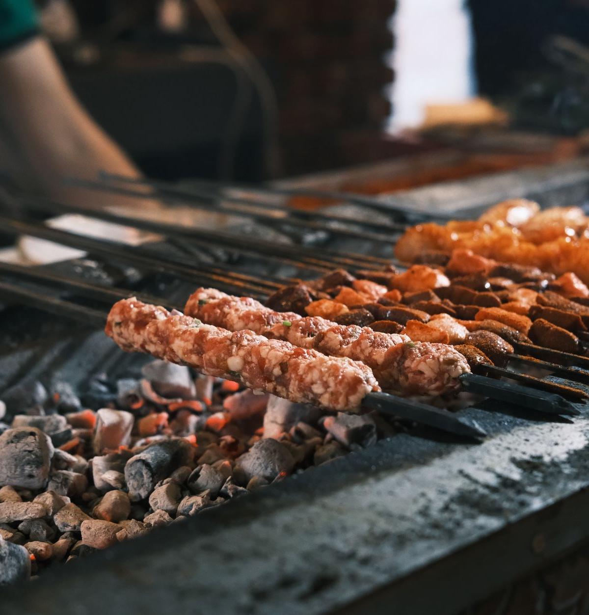 Middle Eastern Mixed Kebab Platter