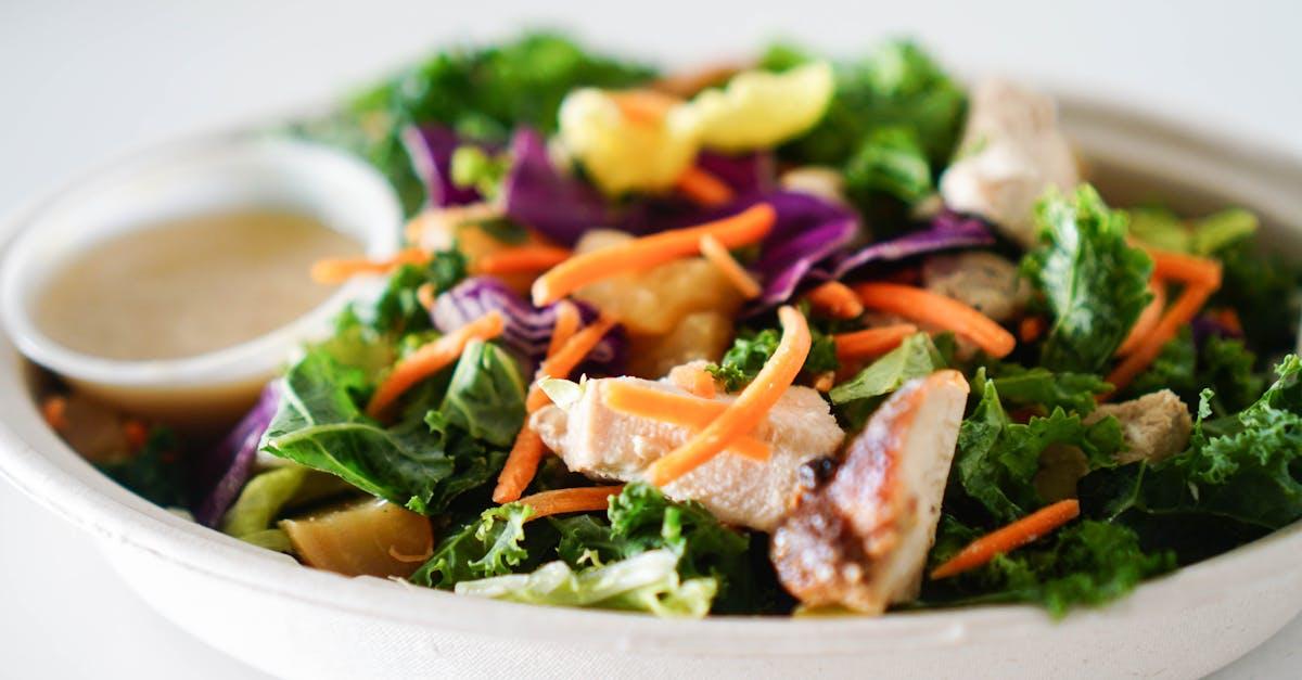 Mixed Vegetables Peanut Sauce Salad