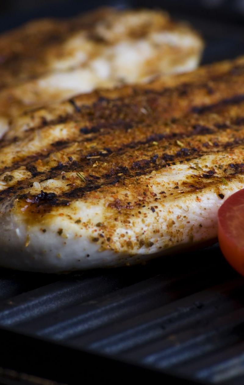 Mojo Chicken & Tomatoes — Cuban Grilled
