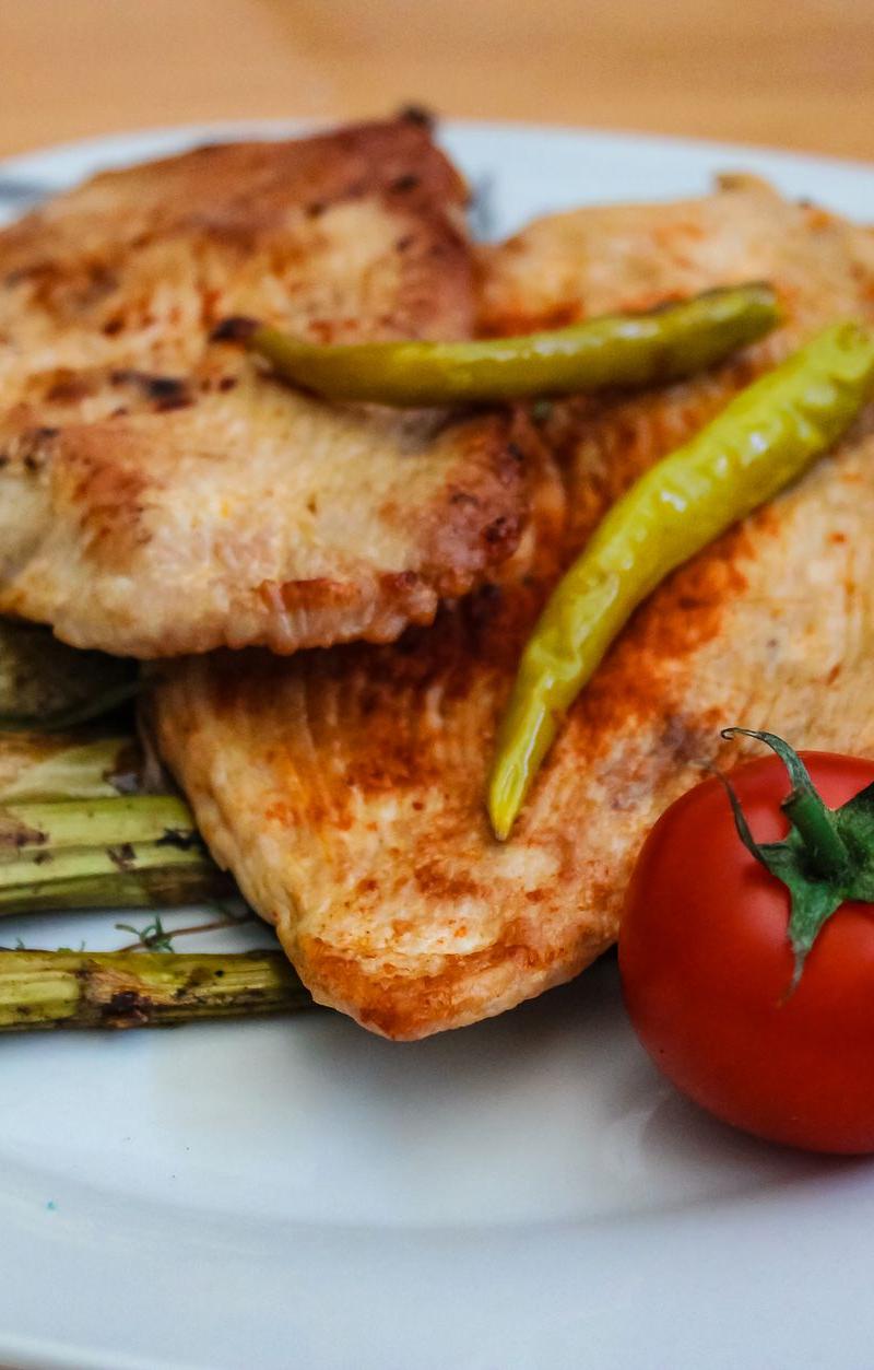 Mojo Chicken & Grilled Veggies — Cuban Plancha