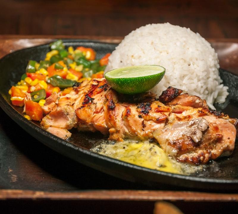 Mojo Chicken with Rice & Peppers